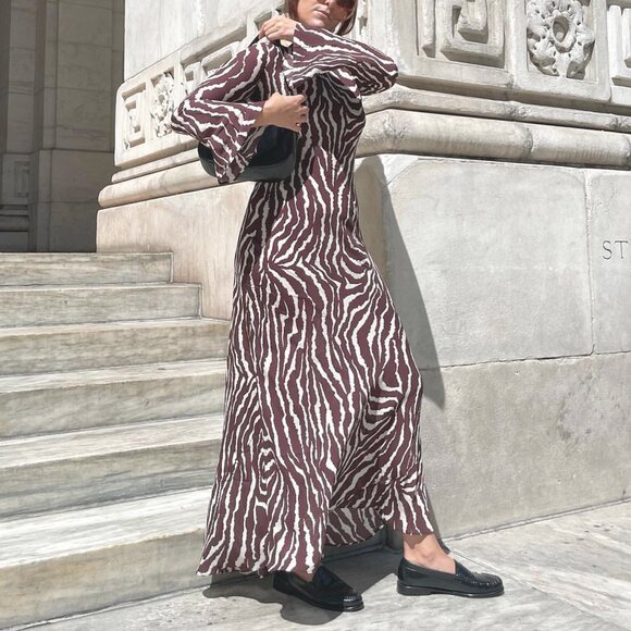 Realisation Par The Gia in Animal - Bell sleeves and floor length - Picture 2 of 13